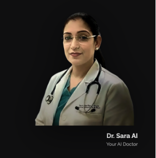 Dr Sara AI portrait